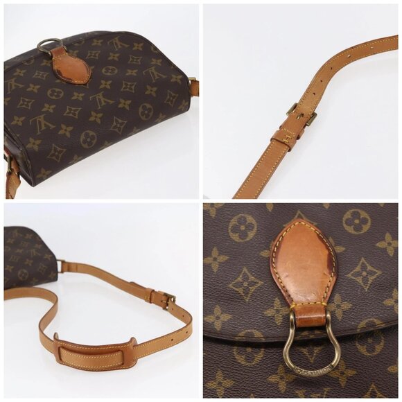LOUIS VUITTON Monogram Saint Cloud GM Shoulder Bag M51242 LV Auth BA6503 - Picture 16 of 16